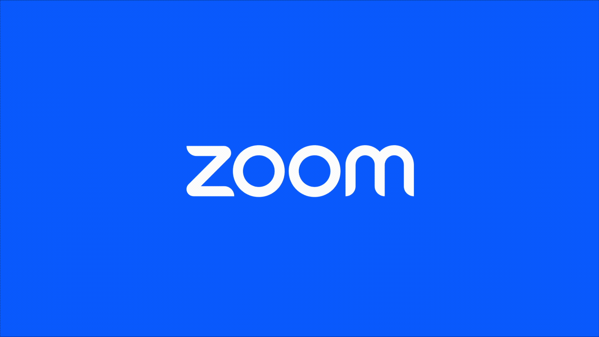 nueva identidad de zoom animación del logotipo