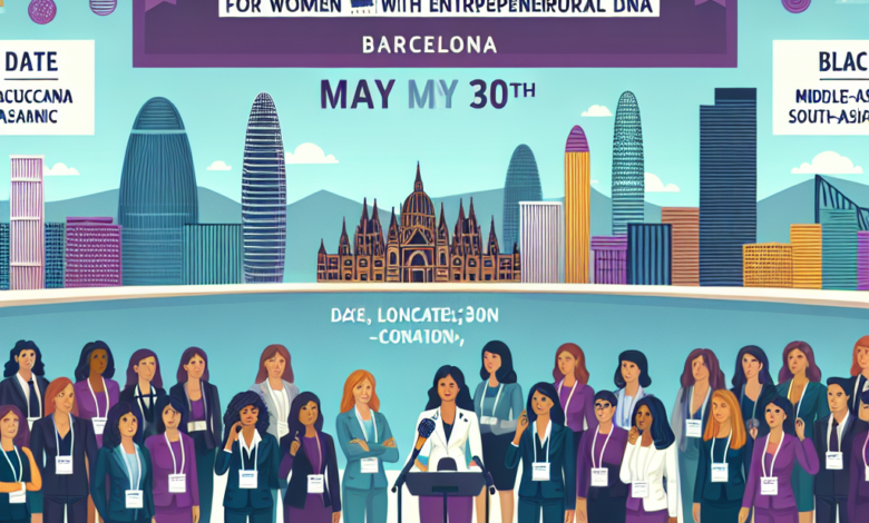 el iii congreso mujeres con adn emprendedor llega a barcelona el 30 de mayo