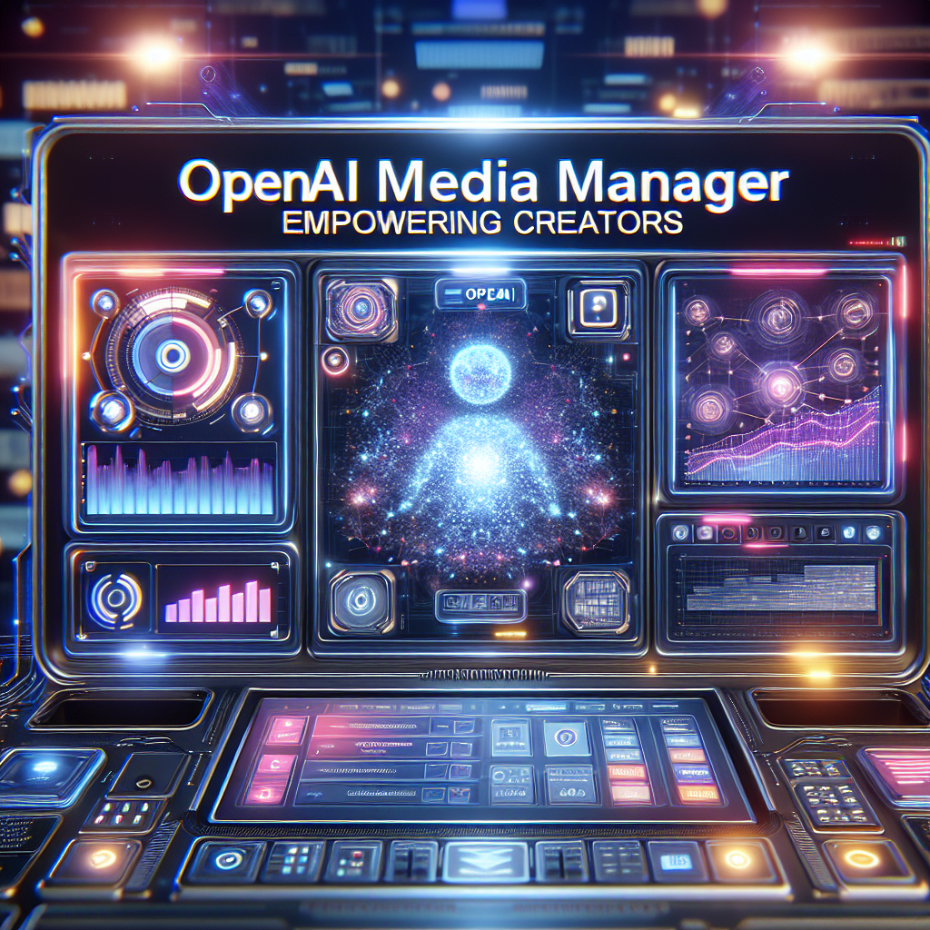 openai presenta su media manager para que los creadores decidan si su contenido puede usarse o no para entrenar ia