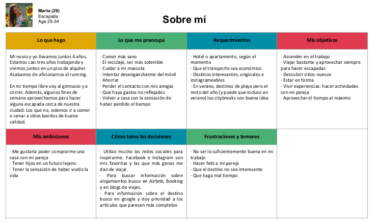 Descripción de una Buyer Persona 