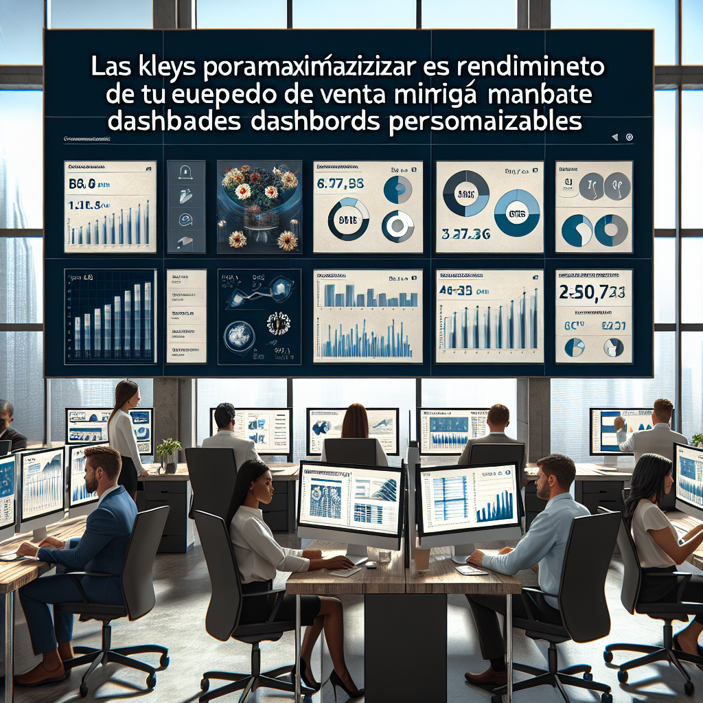 como maximizar el rendimiento de tu equipo de ventas con los dashboards personalizables de un crm