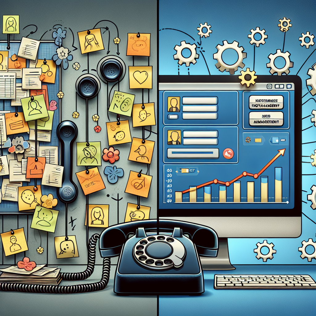 como gestionar clientes y leads comerciales telefono y excel vs crm