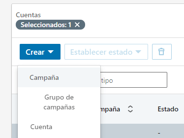 Creación de campaña - LinkedIn Ads