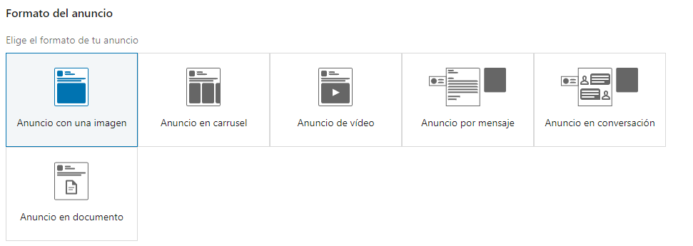 Formatos de anuncio (generación de contactos) - LinkedIn Ads