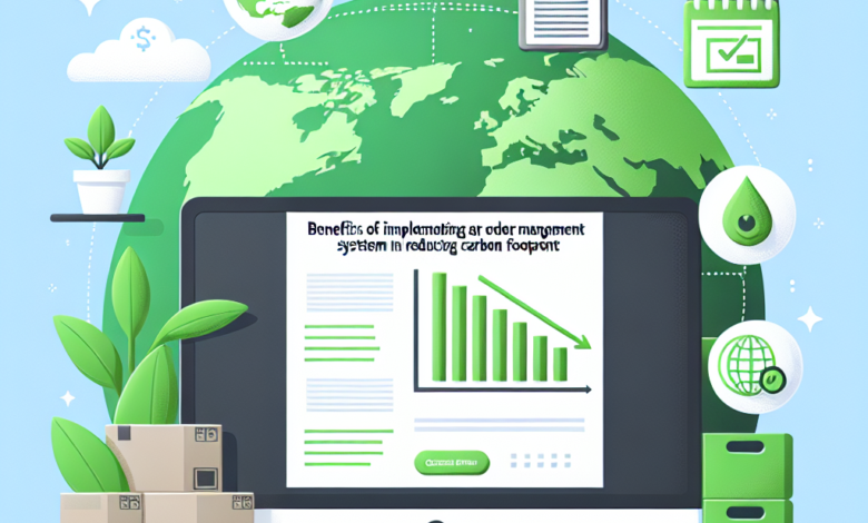 asi es como un sistema de gestion de ordenes te ayuda a reducir la huella de carbono