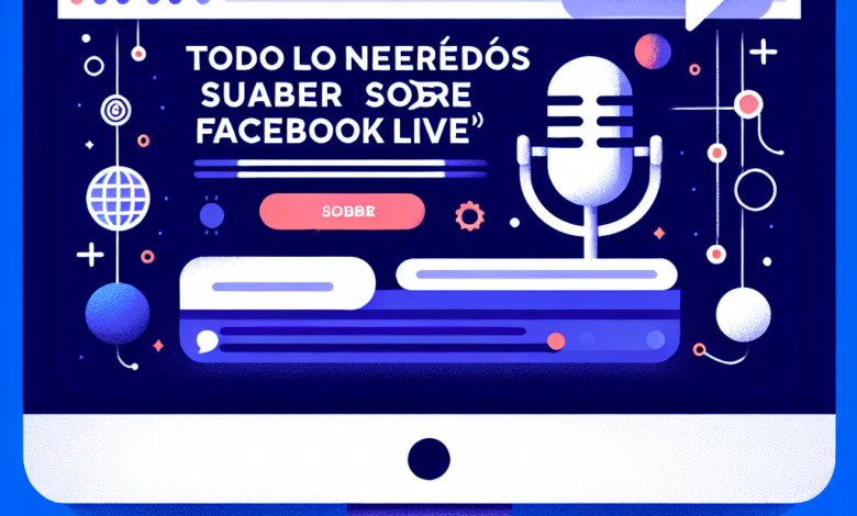 que es y como funciona facebook live