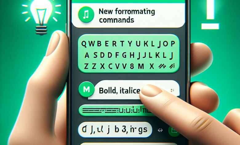 whatsapp presenta nuevos comandos para dar formato al texto de tus mensajes