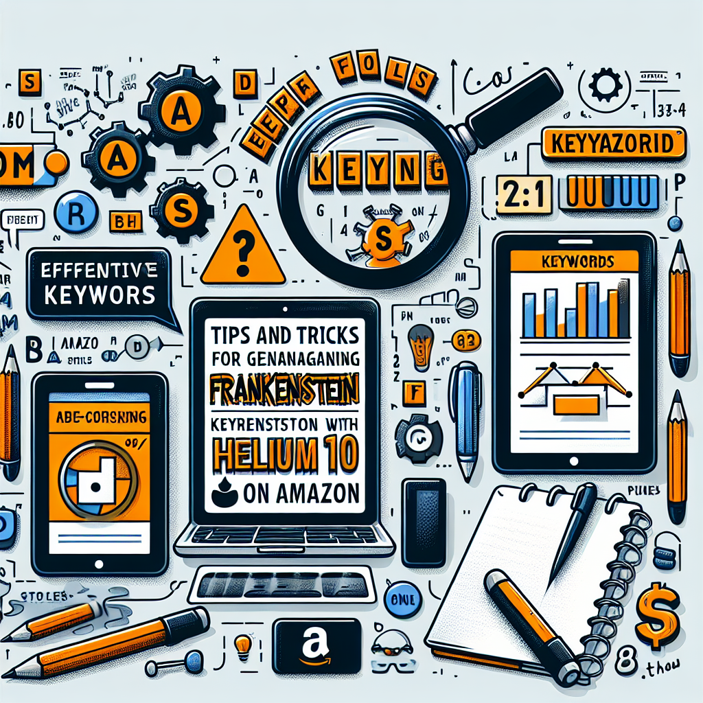 como utilizar frankenstein de helium10 para crear listados de palabras clave para amazon