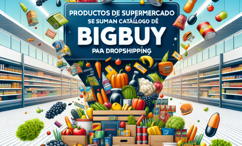 el proveedor de dropshipping bigbuy amplia su catalogo incorporando productos de supermercado