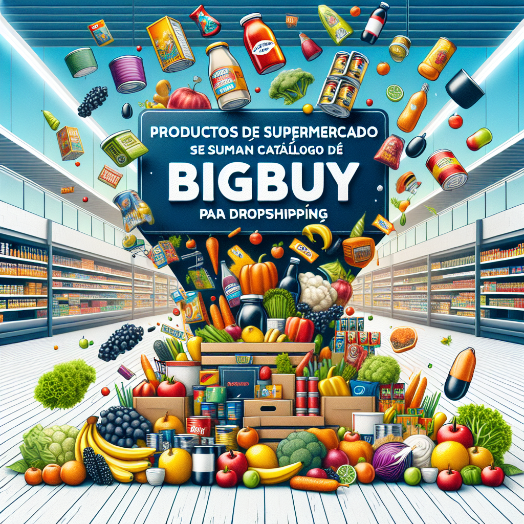 el proveedor de dropshipping bigbuy amplia su catalogo incorporando productos de supermercado