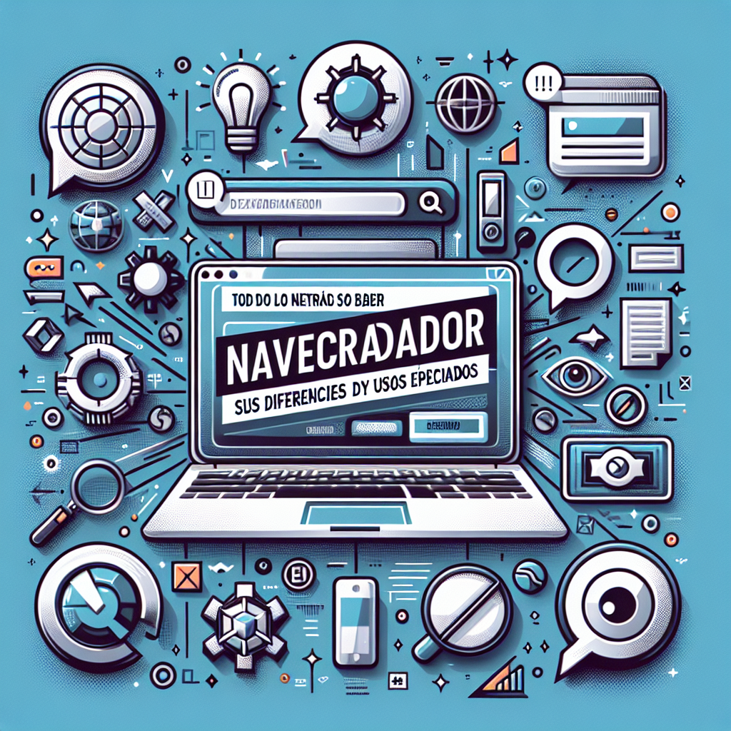 navegador y buscador como se diferencian y para que sirven