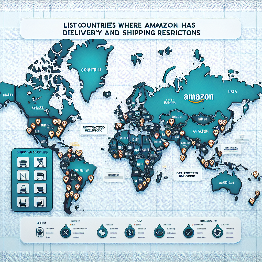 Lista de paises donde Amazon realiza entregas y envios restringidos ICRONO Tendencias Marketing