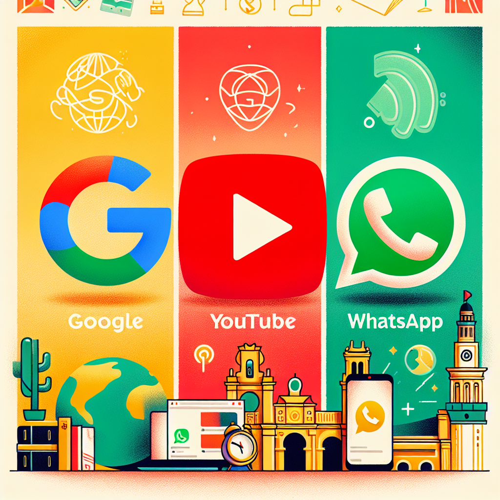 google youtube y whatsapp se coronan como las plataformas mas visitadas de 2023 en espana