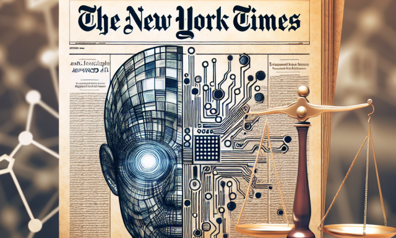 the new york times demanda a openai y microsoft por usar sus publicaciones para entrenar modelos de ia