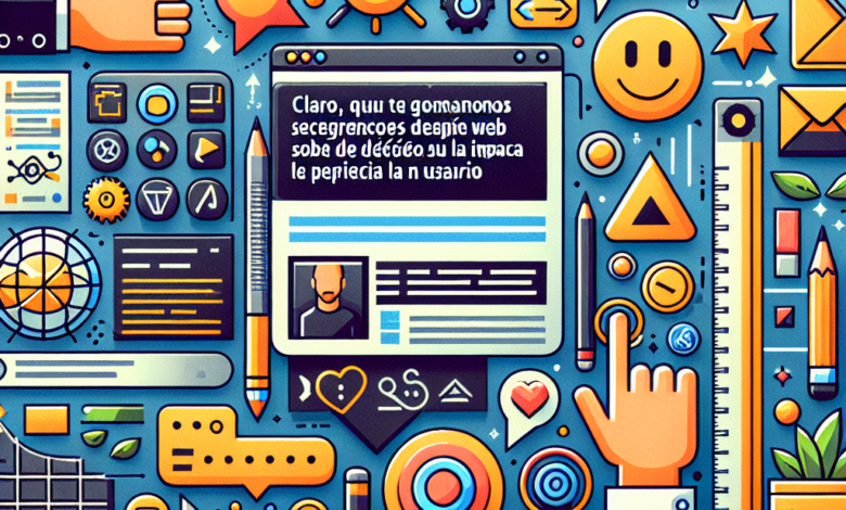 Diseño web y su impacto en la experiencia del usuario